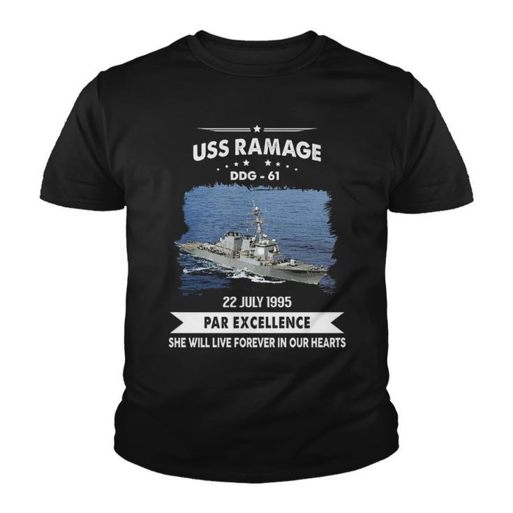 Uss Ramage Ddg  V2 Youth T-shirt