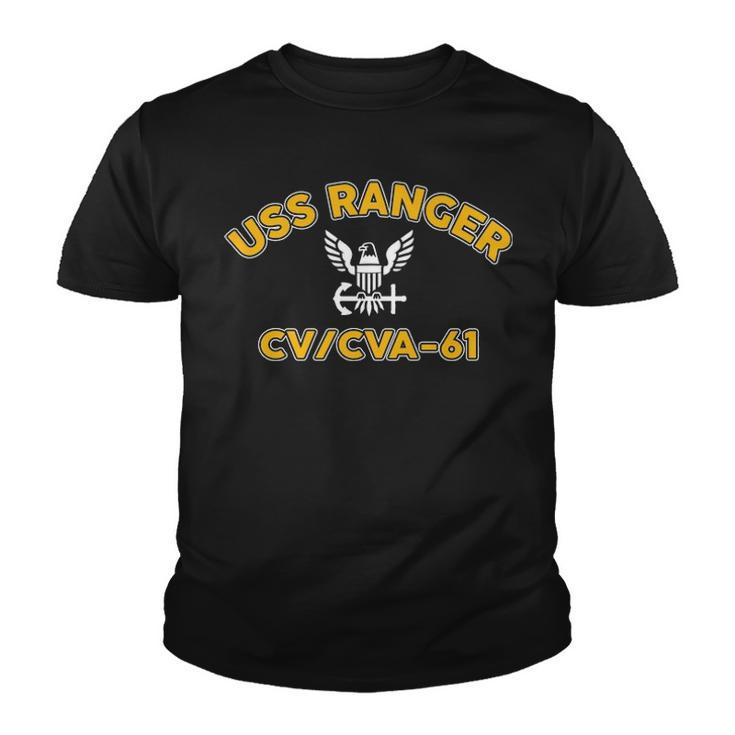 Uss Ranger Cv 61 Cva  V2 Youth T-shirt