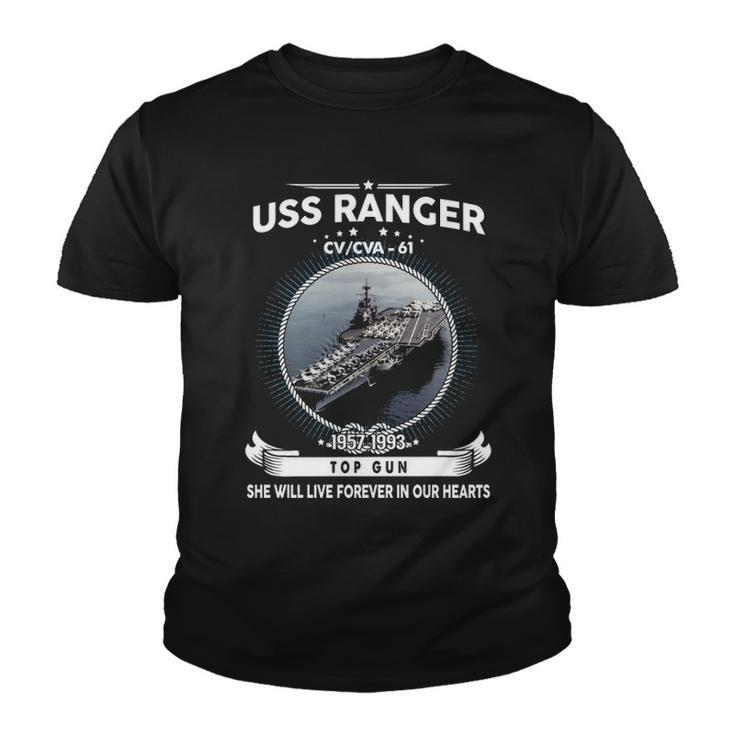 Uss Ranger Cv 61 Cva  V4 Youth T-shirt
