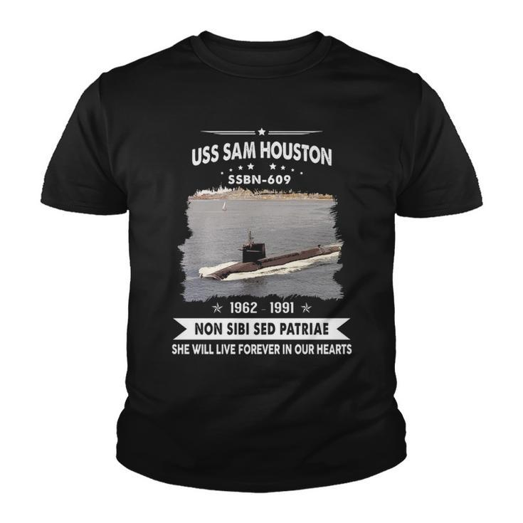 Uss Sam Houston Ssbn  V2 Youth T-shirt