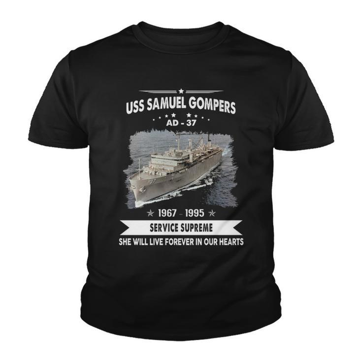 Uss Samuel Gompers Ad  Youth T-shirt