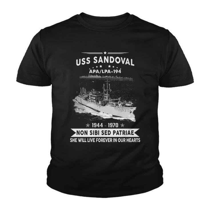 Uss Sandoval Apa  Youth T-shirt