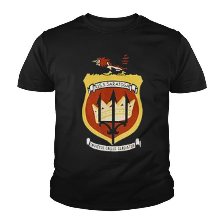Uss Saratoga Cv 60 Cva 60 Cvb  Youth T-shirt