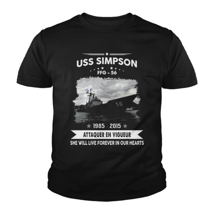 Uss Simpson Ffg  Youth T-shirt