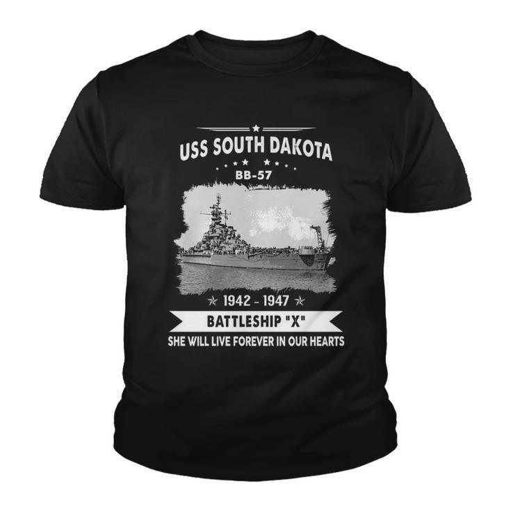 Uss South Dakota Bb  Youth T-shirt