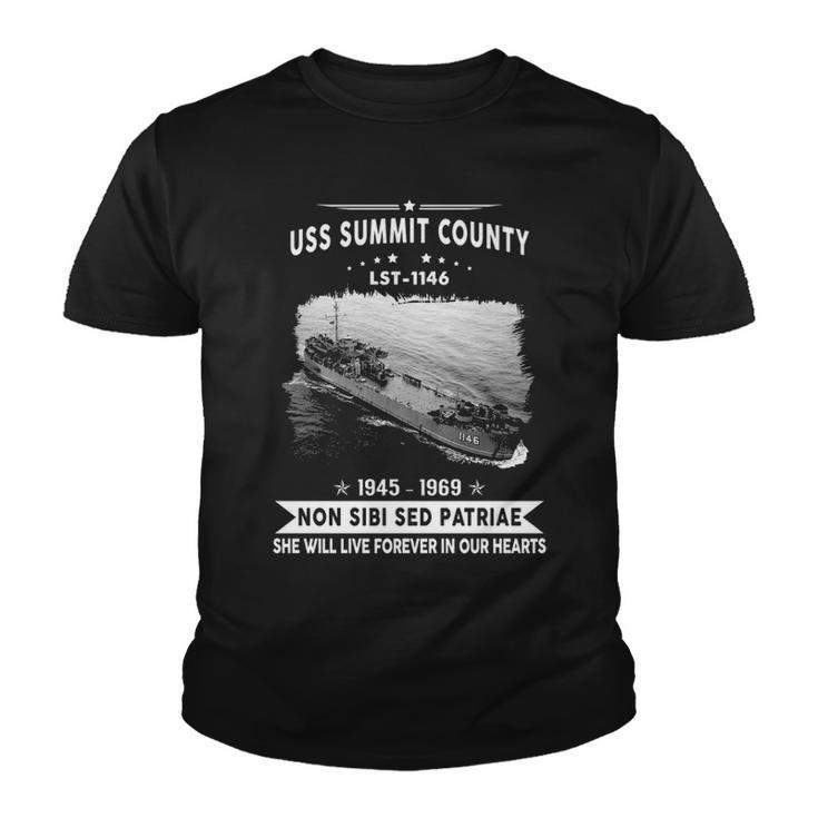 Uss Summit County Lst  Youth T-shirt