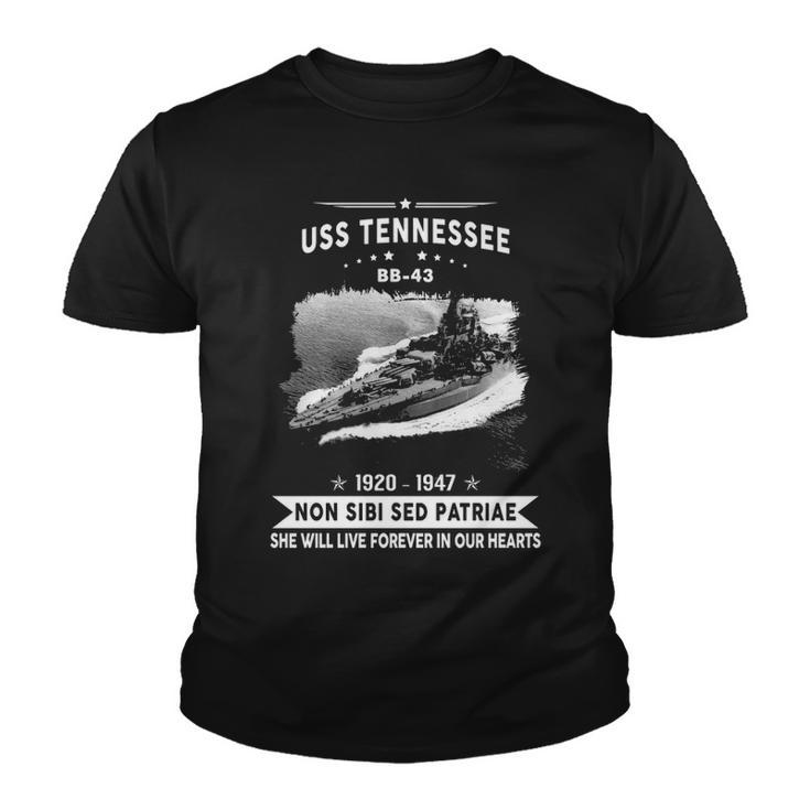 Uss Tennessee Bb  Youth T-shirt