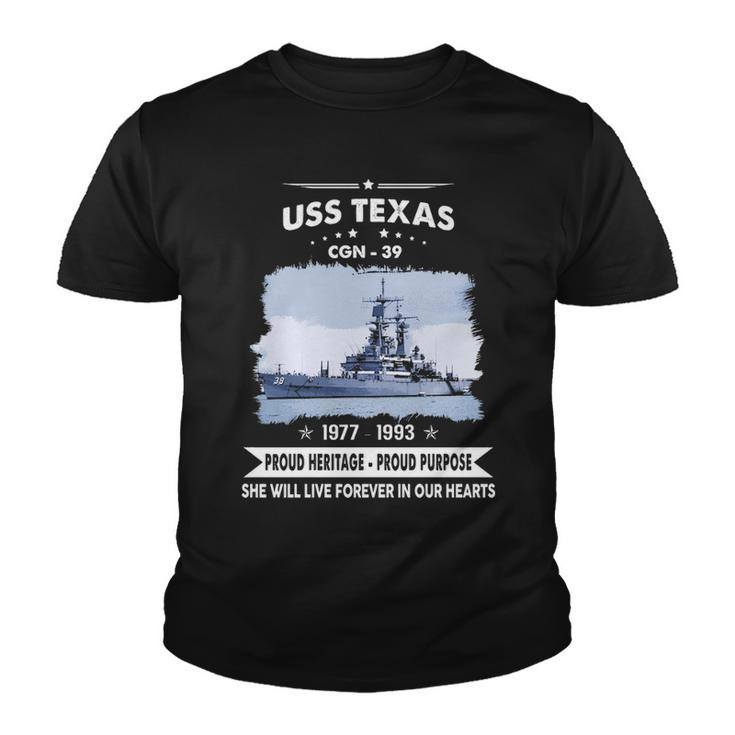 Uss Texas Cgn  Youth T-shirt
