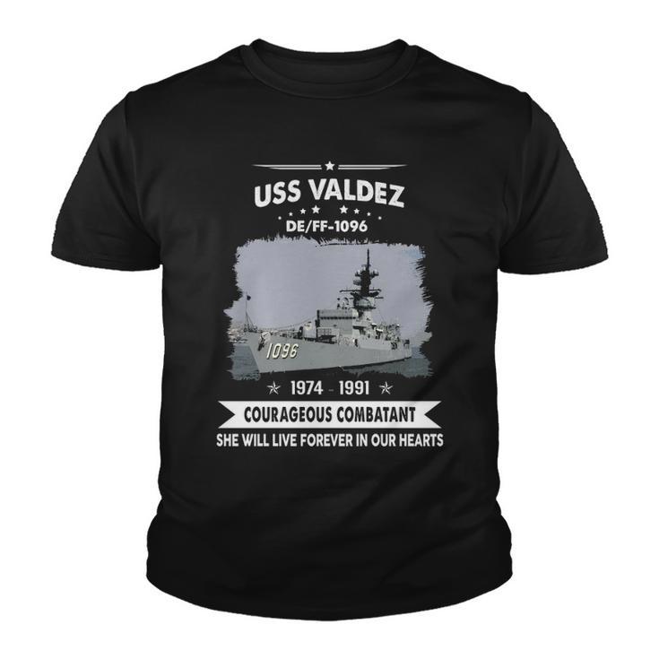 Uss Valdez Ff 1096 De  Youth T-shirt