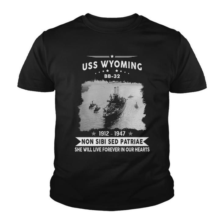 Uss Wyoming Bb  Youth T-shirt