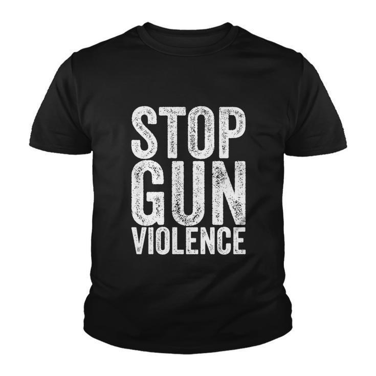 Uvalde Stop Gun Violence V2 Youth T-shirt