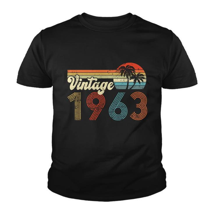 Vintage 1963 Made In 1963 59Rd Birthday Gift 59 Year Old Youth T-shirt