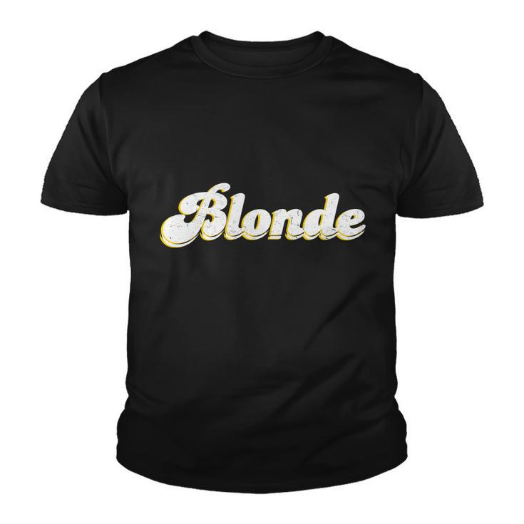 Vintage Blonde Logo Youth T-shirt