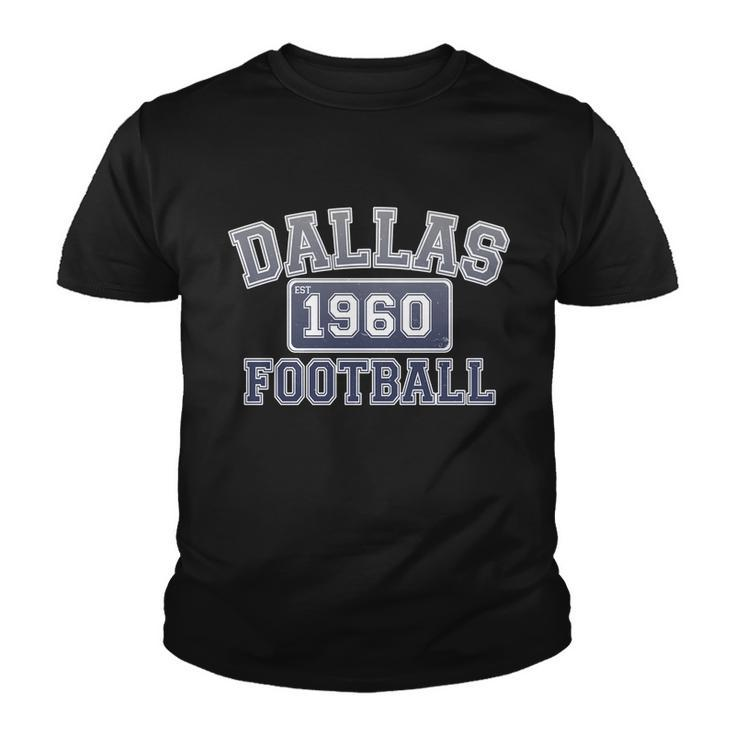 Vintage Dallas Texas Football Est  Youth T-shirt