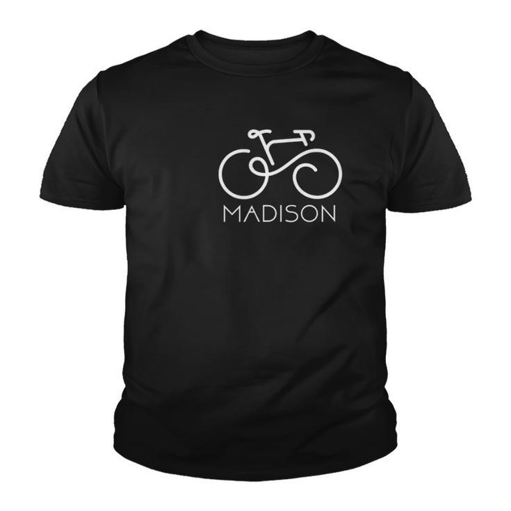 Vintage Design Tee Bike Madison Youth T-shirt