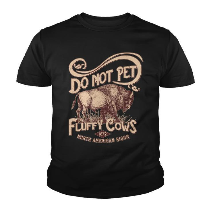 Vintage Do Not Pet The Fluffy Cows Youth T-shirt
