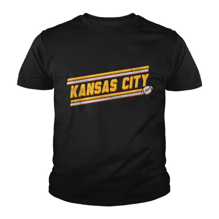 Vintage Kansas City Football V2 Youth T-shirt