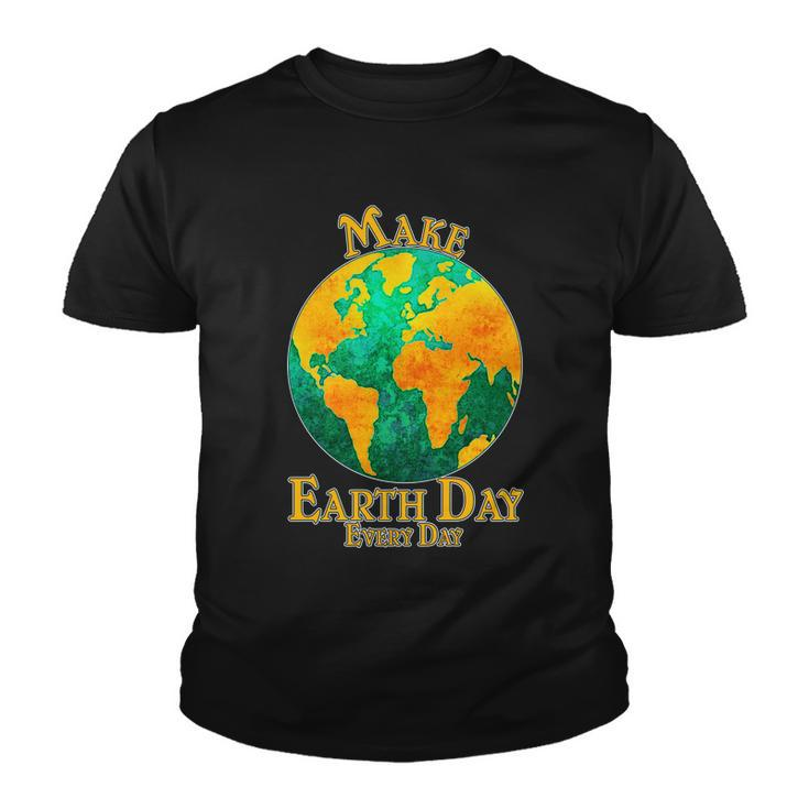 Vintage Make Earth Day Every Day Tshirt Youth T-shirt