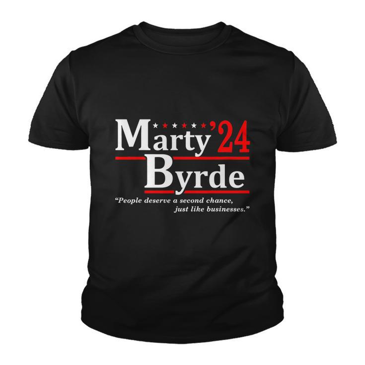 Vintage Marty 2024 Byrdes Election Tshirt Youth T-shirt