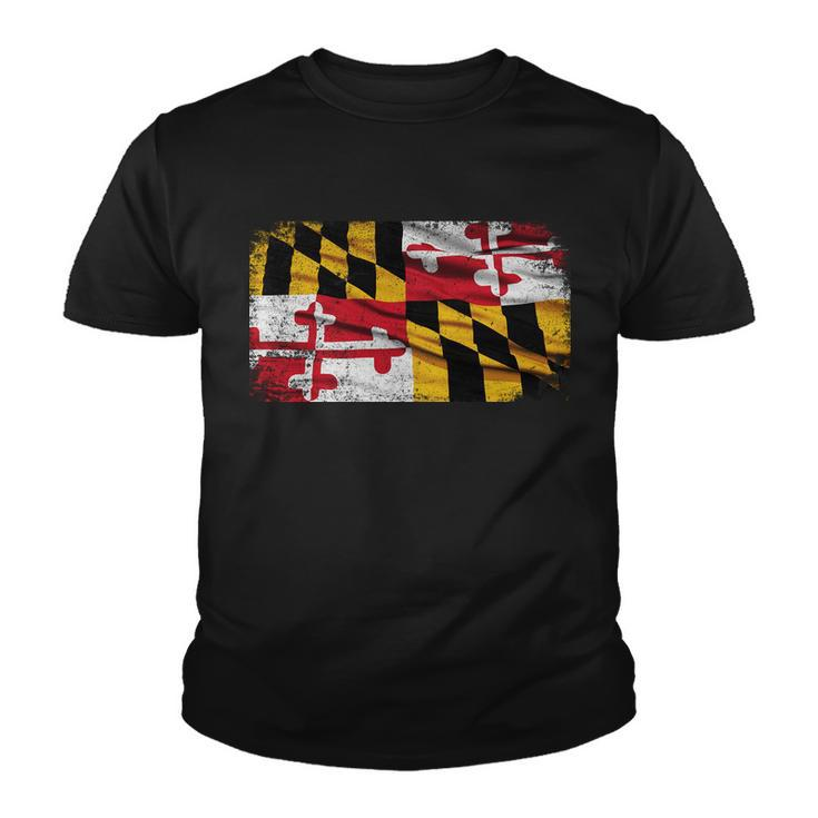 Vintage Maryland Flag Youth T-shirt