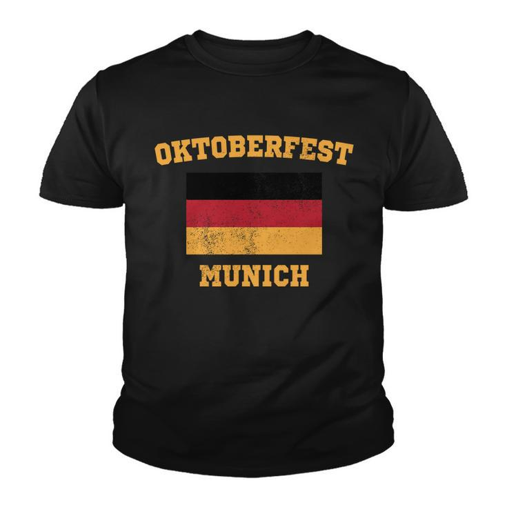 Vintage Oktoberfest Munich Flag Youth T-shirt
