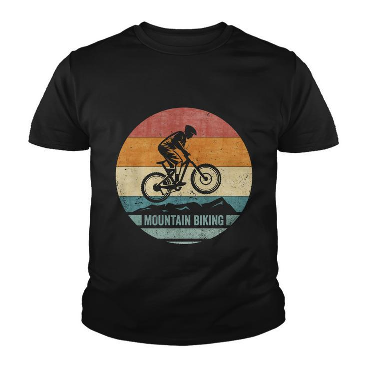 Vintage Retro Downhill Mountain Bike Mtb Mountain Biking Gift Youth T-shirt