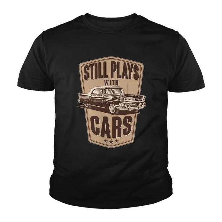 Vintage Retro Still Plays With Cars Tshirt Youth T-shirt