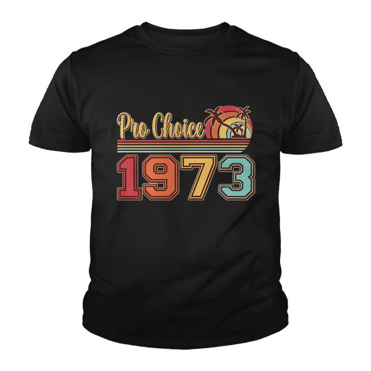 Vintage Retro Tropical Pro Choice  Youth T-shirt
