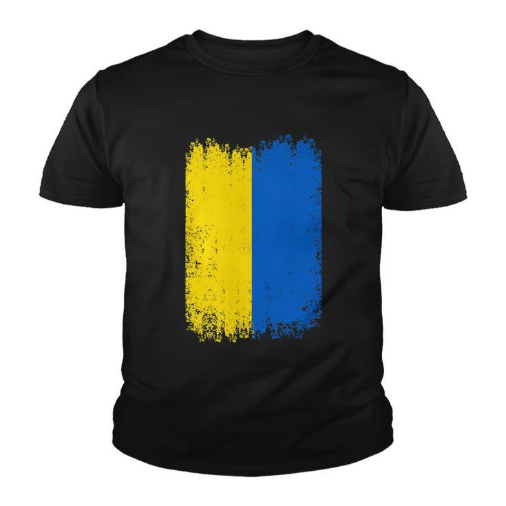 Vintage Ukraine Ukrainian National Flag Patriotic Ukrainians Youth T-shirt