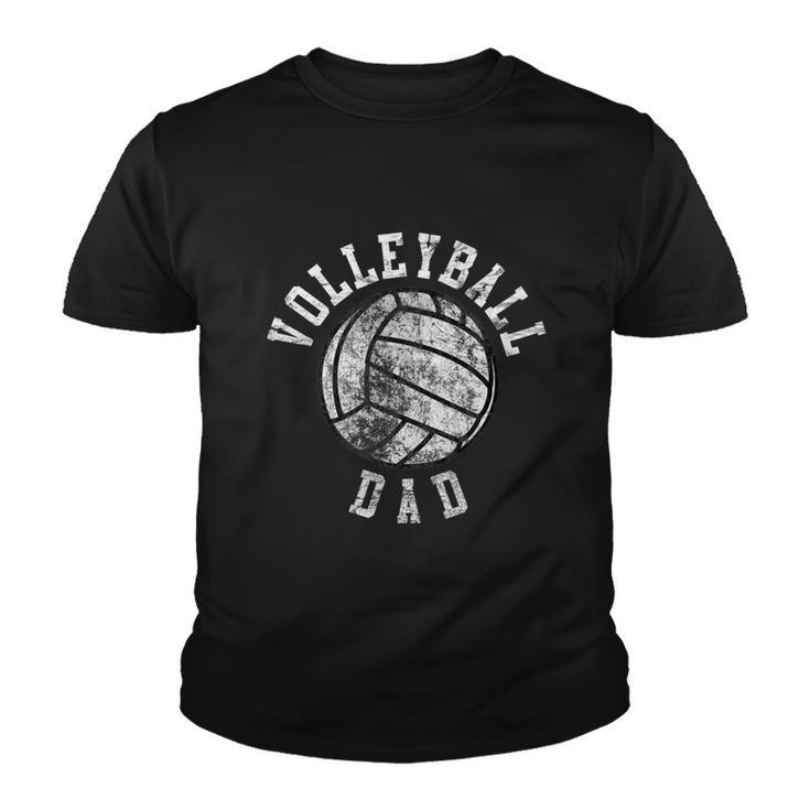 Vintage Volleyball Dad Youth T-shirt