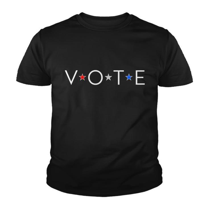 Vote Red White Blue Stars Tshirt Youth T-shirt