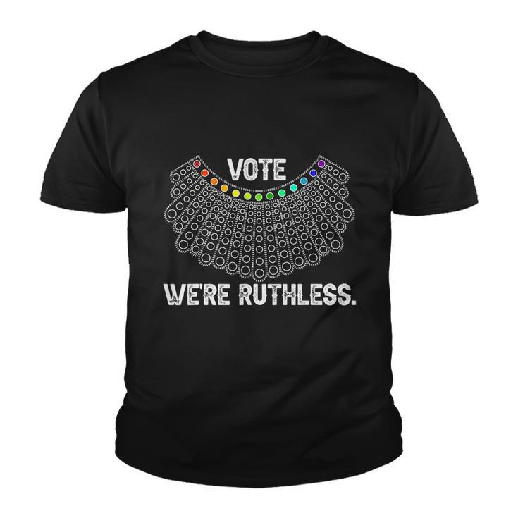 Vote Were Ruthless Feminist Womens Right Youth T-shirt