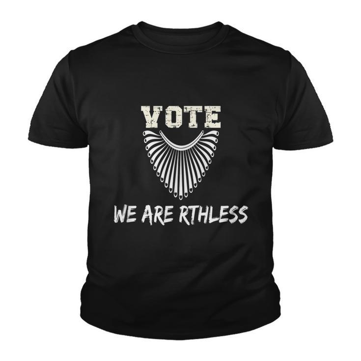 Vote Were Ruthless Rgb Feminist Pro Choice Youth T-shirt