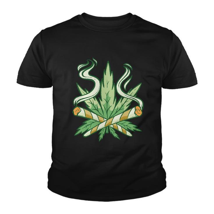 Weed Joint Cross Youth T-shirt