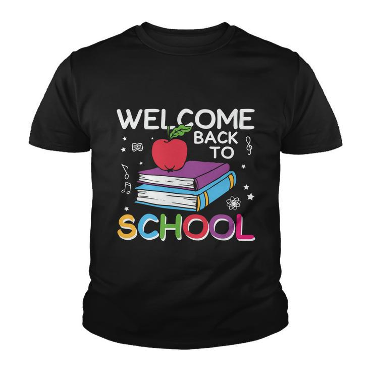 Welcome Back To School 1St Day 100 Days Of School Youth T-shirt