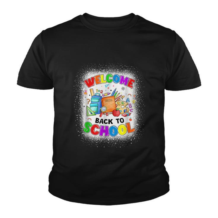 Welcome Back To School Shirt Cute Teacher Students First Day Youth T-shirt