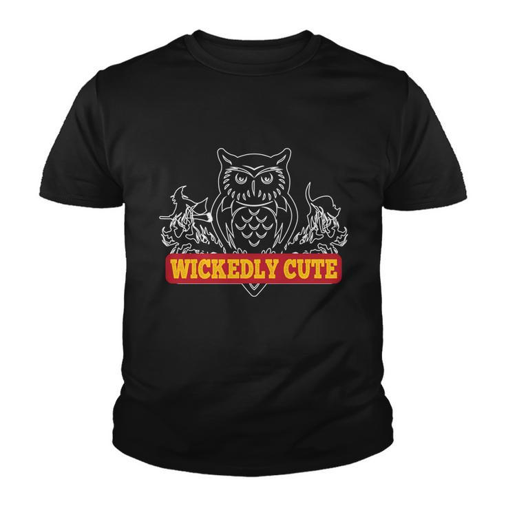 Wickedly Cute Funny Halloween Quote V2 Youth T-shirt