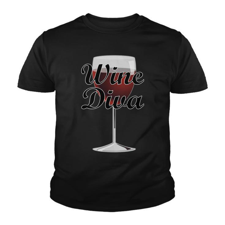 Wine Diva Youth T-shirt