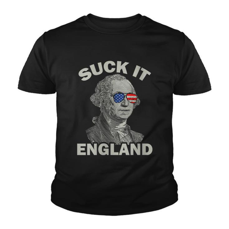 Womens 4Th Of July Suck It England Youth T-shirt