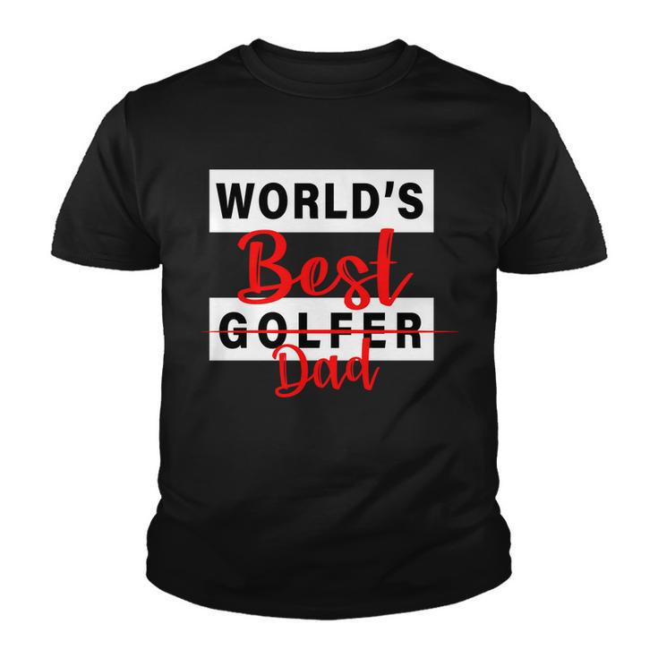 Worlds Best Golfer Dad Tshirt Youth T-shirt