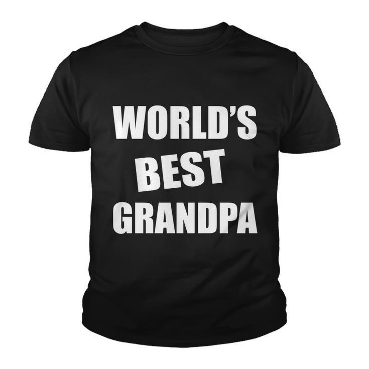 Worlds Best Grandpa Tshirt Youth T-shirt