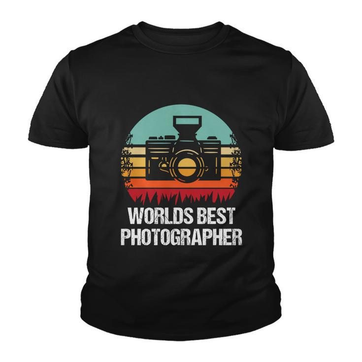 Worlds Best Photographer Photographer Gift Youth T-shirt
