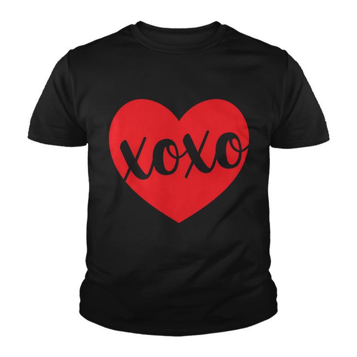 Xoxo Valentines Heart Youth T-shirt