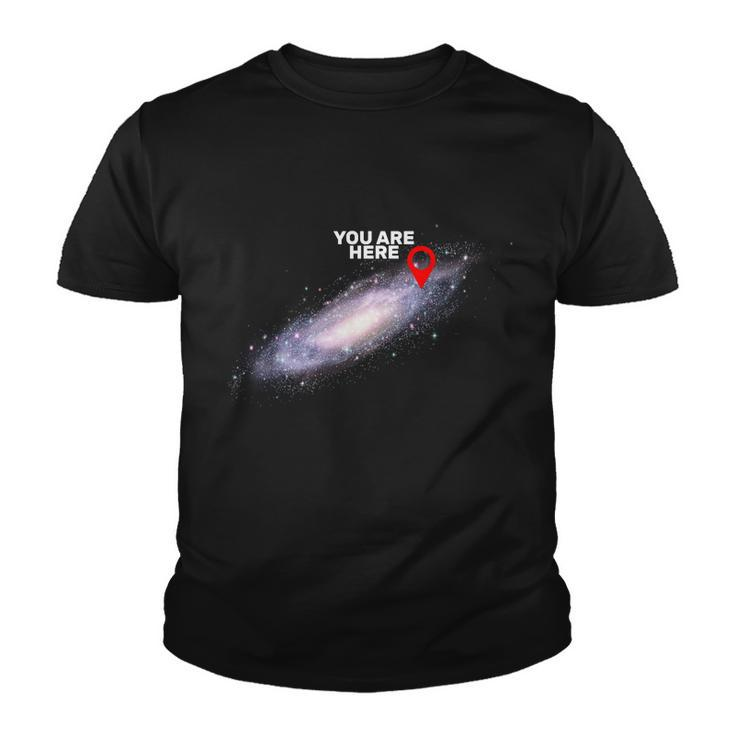 You Are Here Galaxy Tshirt Youth T-shirt