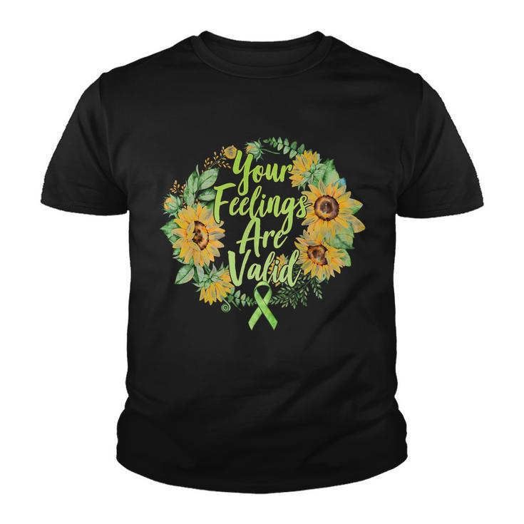 Your Feelings Are Valid Mental Health Awareness Youth T-shirt