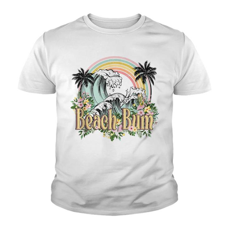 Vintage Retro Beach Bum Tropical Summer Vacation Gifts  Youth T-shirt