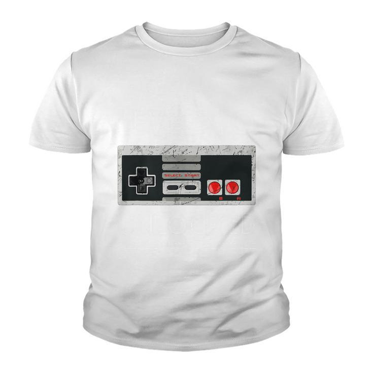 40 Year Old Fourty Birthday Gift Level 40 Unlocked Gamer Youth T-shirt