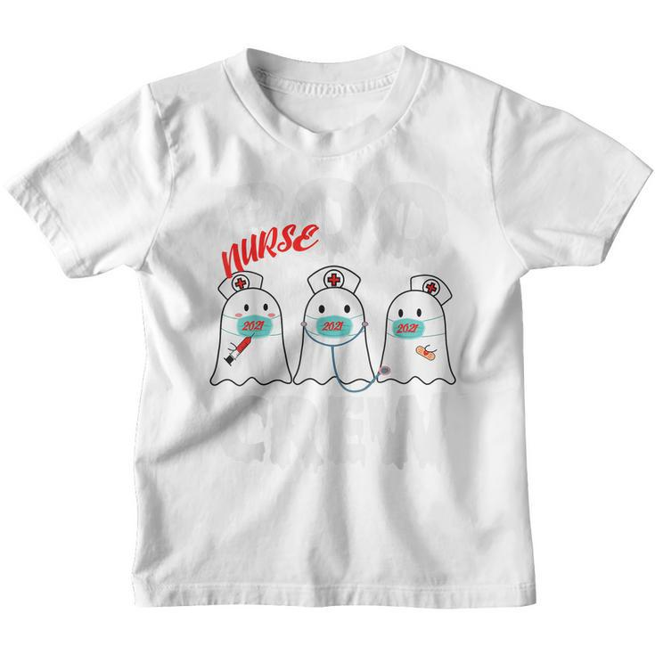 Boo Boo Crew Nurse Halloween Shirt Nurses Rn Lpn Cna Ghost Youth T-shirt