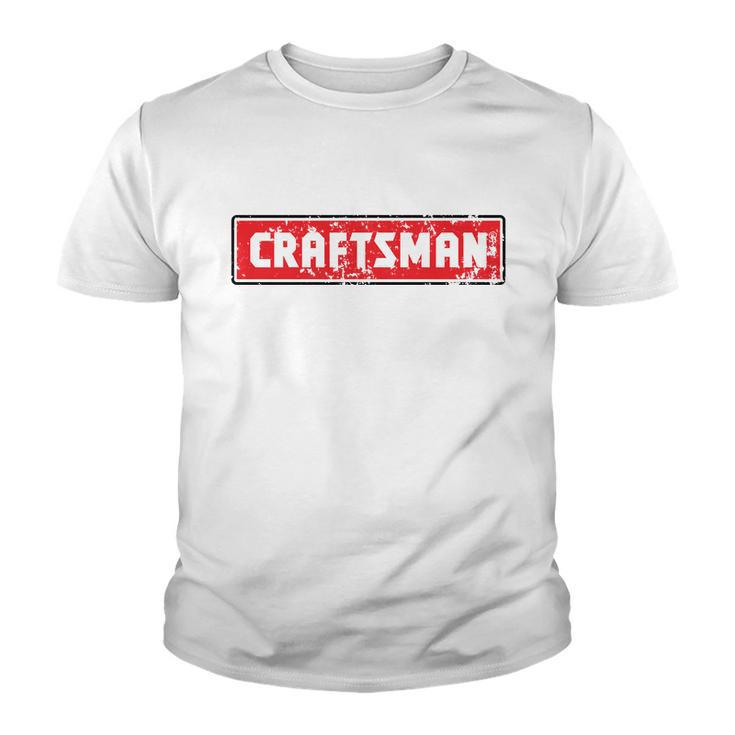 Craftsman Distressed Tshirt Youth T-shirt