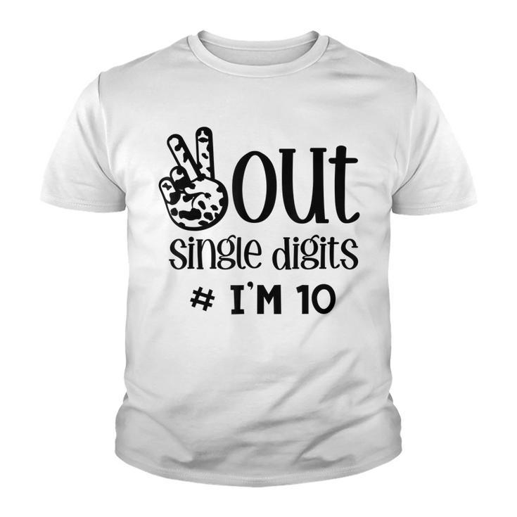 Cute Ten Birthday Est 2012 Youth Girl 10Th Birthday   Youth T-shirt